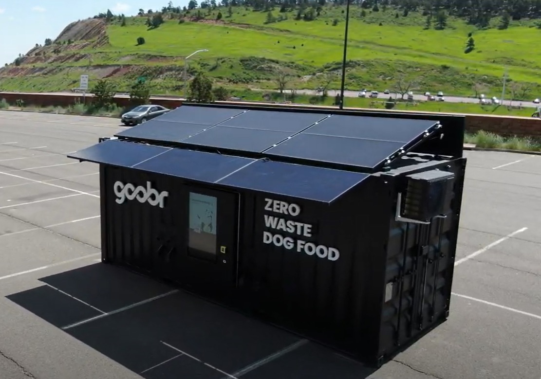 Goobr refill station shipping container